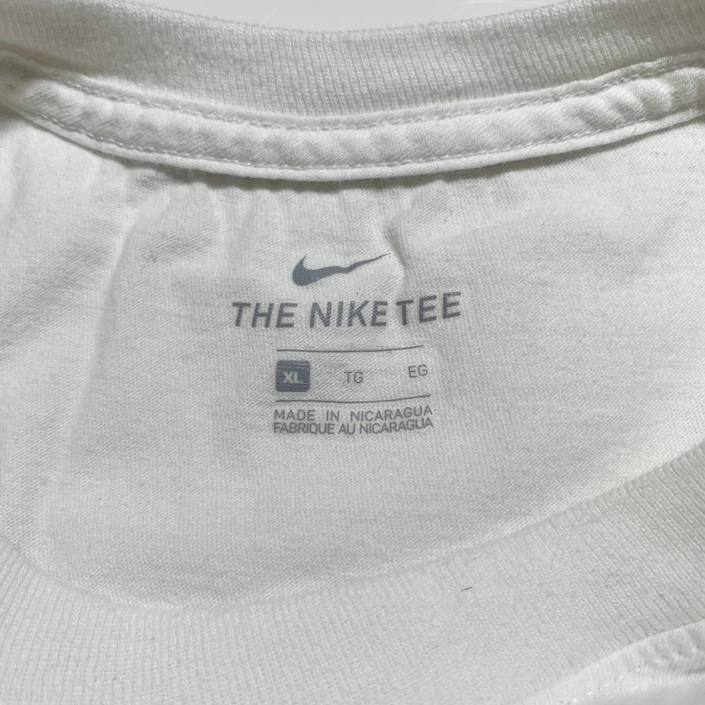 Nike | Youth | White Multicolor Graphic Logo Tee | Size XL - Picture 7 of 8